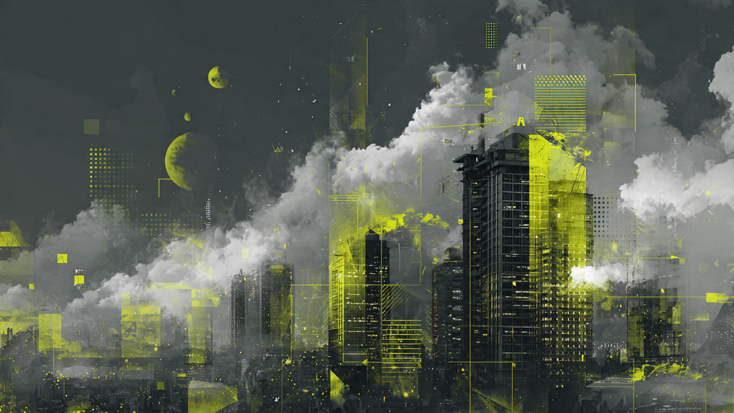 Futuristic interface and tech visuals